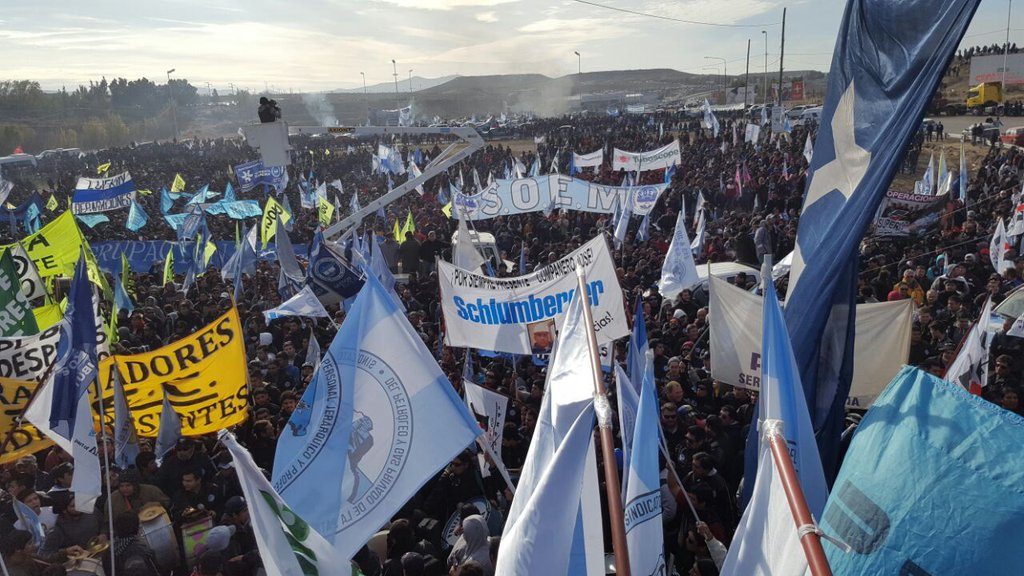 Gran cierre de campaña conjunto en el cruce de las rutas 3 y 26